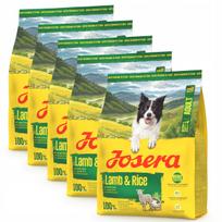 Sausas ėdalas šunims JOSERA Adult Lamb & Rice su ėriena, 5 x 900 g
