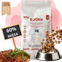 Sausas šunų pašaras BJÖRN su antiena ir bulvėmis, be grūdų, 60% mėsos, 5 kg