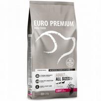Sausa šunų ėdalas EURO PREMIUM Adult Light su vištiena, 12 kg