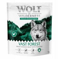 Šunų pašaras Wolf of Wilderness Explore The Vast Forests, svorio kontrolei, 1 kg