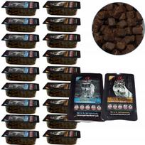 Šunų maistas ALPHA SPIRIT Multiprotein Wild Fish, 20 x 200 g, pusiau minkštas