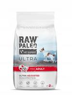 Šunų pašaras Raw paleo Ultra jautienos, suaugusiems mažų veislių, 2 kg