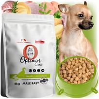 Šunų pašaras mažų veislių šunims su antiena ir bulvėmis Optimus Canis Premium, 4 kg