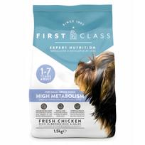 Sausas šunų maistas First Class Small Breeds su vištiena ir ryžiais, be grūdų, 1,5 kg