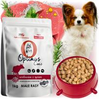 Sausas šunų maistas mažų veislių šunims su jautiena ir ryžiais 1 kg Optimus Canis Premium
