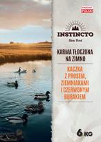 Sausas šunų maistas Instincto Premium su antiena, presuotas šaltu būdu, 6 kg