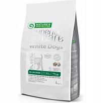 Sausas šunų pašaras Nature's Protection Superior Care White Dogs Adult su vabzdžiais, 4 kg