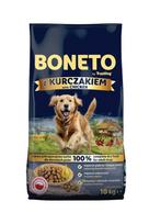 Sausas šunų pašaras TropiDog Boneto su vištiena, 10 kg