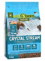Šunų pašaras WILDBORN SENSITIVE CRYSTAL STREAM, 2 kg, su upėtakiu ir lašiša