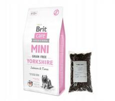 Šunų pašaras Brit Care Mini Yorkshire, be grūdų, su lašiša, 1 kg