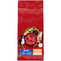 Sausas šunų maistas PURINA ONE Adult Medium/Maxi su vištiena ir ryžiais, 12 kg
