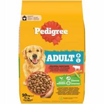 Šunų sausas pašaras Pedigree su jautiena, 10 kg