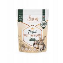 Sausas pašaras šunims Bemo Vital su kalakutiena ir triušiena, M/L, 1 kg