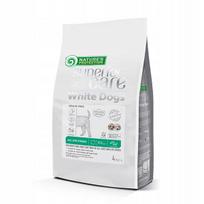 Sausas šunų pašaras Natures Protection WHITE DOGS, dideli grūdeliai su vabzdžiais, 4 kg