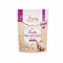 Sausas šunų ėdalas BEMO Tasty, kiauliena ir antiena, M/L, 1 kg