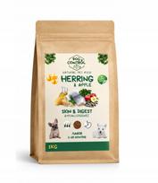 Sausas pašaras su silke ir obuoliu, be žirnių, 1 kg