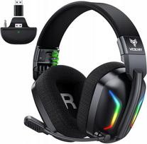Belaidės žaidimų ausinės WESEARY WG1, 2.4GHz, Bluetooth, LED