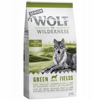 Sausas ėdalas vyresniems šunims Wolf Of Wilderness Senior Green Fields su ėriena, 12 kg