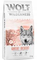 Šunų pašaras Wolf of Wilderness Great Desert, be grūdų, kalakutienos, 12 kg
