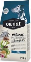 Sausas šunų maistas Ownat Classic Fish, 20 kg, su šviežia žuvimi
