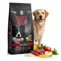 Sausas šunų ėdalas BIOFEED Tasty Dogs Life su jautiena, M&L, 12 kg