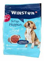 Šunų sausas ėdalas WINSTON su jautiena ir morkomis, 1,5 kg