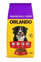 Šunų maistas ORLANDO su ėriena ir ryžiais, 3 kg