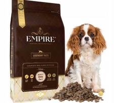 Sausas pašaras suaugusiems šunims EMPIRE 2 kg, tinka Maltos bišonams, ši cu, Kavalieriaus karaliaus Karolio spanieliams, špicams