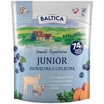 Sausas maistas jauniems didelių veislių šunims BALTICA JUNIOR su ėriena ir veršiena, 1 kg