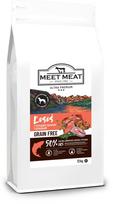 Sausas pašaras šunims MEET MEAT su lašiša, upėtakiu, saldžiomis bulvėmis ir špinatais, 2 kg
