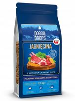 Sausas ėdalas šunims Dogs&Drops LAMB, 2,5 kg, didelės granulės