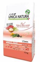 Sausas ėdalas didelių veislių šunims Unica Natura Adult Maxi, ėriena, 12 kg