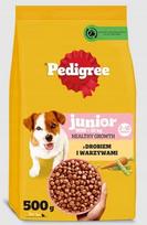 Sausas šunų maistas PEDIGREE JUNIOR, 500 g, su paukštiena ir daržovėmis