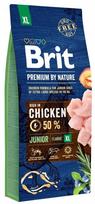 Sausas maistas šunims Brit Premium By Nature Junior XL, vištiena, 5 kg