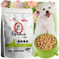 Sausas šunų maistas mažų veislių, su antiena ir ryžiais, 1 kg, Optimus Canis Premium