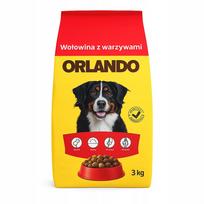 Sausas šunų maistas ORLANDO su jautiena ir daržovėmis, 3 kg