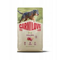 Sausas antienos pašaras mažų veislių suaugusiems šunims CARNILOVE True Fresh, 4 kg