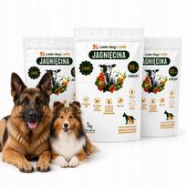 Sausas šunų pašaras Look4dog CARE su ėriena ir supermaistu, be grūdų, 3 x 1 kg