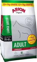 Sausas ėdalas didelių veislių šunims ARION Adult Large su ėriena ir ryžiais, 12 kg + 1 kg dovana