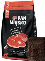 Ožkienos ir jautienos mišinys šunims Pan Mięsko, M dydis, 3 kg