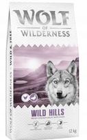 Sausas pašaras šunims Wolf of Wilderness Adult su antiena, be grūdų, 12 kg