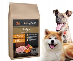 Šunų pašaras Look4dog CARE su kalakutiena, be grūdų, suaugusiems, 12 kg
