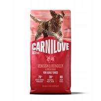 Sausas šunų maistas CARNILOVE Active su elniena ir šiaurės elniu, suaugusiems, 4 kg