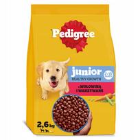 Šunų ėdalas šuniukams PEDIGREE Junior su jautiena, 2,6 kg