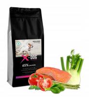 Sausas ėdalas vyresniems vidutinių ir didelių veislių šunims su lašiša, 12 kg, X-DOG