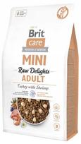 Sausas šunų maistas BRIT CARE Mini be grūdų, kalakutiena ir krevetėmis, 2 kg