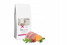 Sausas šunų maistas X-DOG 869 599 didelių veislių šunims, kalakutiena, saldžiosios bulvės, spanguolės, 12 kg