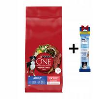 Sausas šunų maistas Purina ONE su jautiena ir ryžiais, vidutinėms ir didelėms veislėms, 12 kg