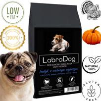 Sausas maistas mažų veislių nutukusiems šunims LabraDog Superfood su kalakutiena, moliūgais, 2 kg