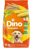 Sausas maistas šunims Dino jautiena, 18 kg